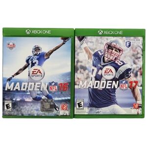 Xbox One Games Madden 16 & 17 READ**